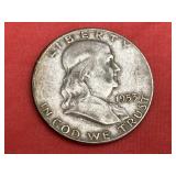 1953-D Franklin Silver Half Dollar