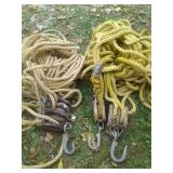 2 Long Bundles of Rope & 4 Block &Tackle