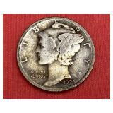 1925 Mercury Silver Dime