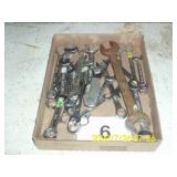 ASSORTED LOT OF WRENCHES, STANDARD &