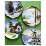 4 HP PORCELAIN COLLECTOR PLATES