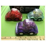 3 VINTAGE VW BANKS W/CANDY IN THEM
