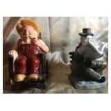 PORCELAIN MAN W/NEWSPAPER & CERAMASTER