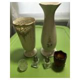 LENOX PIERCED VASE, FEDERALIST USA VASE,