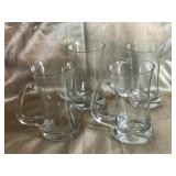 4 DANISH DESIGN HANDCRAFTED BEER STEIN