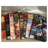 8 VINTAGE PLAYBOY MAGAZINES