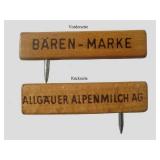 GERMAN? ALPINE WOOD CHEESE MARKER