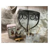 CRYSTAL DIFFUSERS W/BAMBOO, SANTA STOCKING