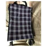 LG WHEELED SHOPPING BAG, FOLDS FOR STORAGE