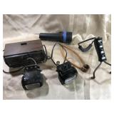 SLINGSHOT, BIKE LIGHTS, FLASHLIGHT, &