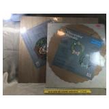 NEW LG & MED WOOD WREATH KITS, UNOPENED