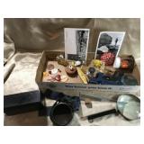 JUNK DRAWER OF MISC, PINBACK, BUFFER, TOY GUN