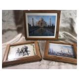 3 PICTURES, ORIENTAL, SHIPS, & AMERICANA