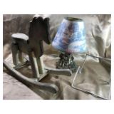 DETAILED COTTAGE LAMP W/MATCHING SHADE