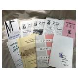 LG ASSORTED EASTERN IL UNIVERSITY EPHEMERA