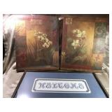 DECORATIVE CANVAS PICTURES, HAND MADE