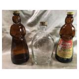 GLASS EAGLE BOTTLE, MRS BUTTERWORTH