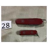 2 SWISS ARMY STYLE TOOLS
