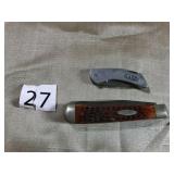 2 CASE KNIVES