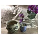 FLOWER POT, ARTIFICIAL PLANT