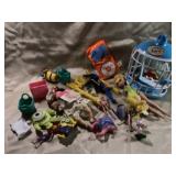 TOYS, DOLLS, BIRDCAGE