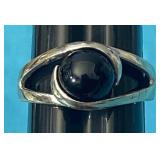 Sz.6.5 Sterling Silver Ring 4.31 Grams