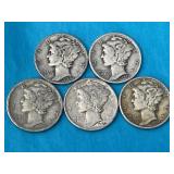 Mercury Silver Dimes