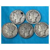 Mercury Silver Dimes