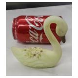Fenton Glass Hand Painted Swan