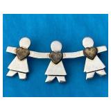 Sterling Silver Pin 6.82 Grams