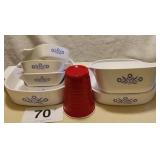 7 PCS CORNINGWARE