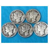 Mercury Silver Dimes