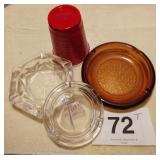 3 OLD ASHTRAYS INCL "TIARA EXCLUSIVE"