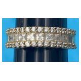 Sz.6 Sterling Silver Ring 5.20 Grams