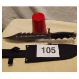 NEW 16" BOWIE W/SHEATH