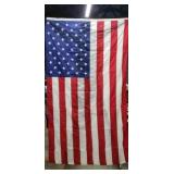 5x8 foot American flag. Polyester material.