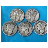 Mercury Silver Dimes