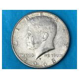 1968 Kennedy Silver Half Dollar