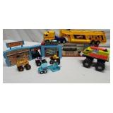Match box and hot wheels monster trucks with