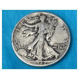 1942 Walking Liberty Silver Half Dollar