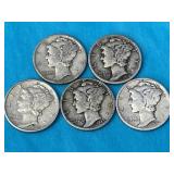 Mercury Silver Dimes