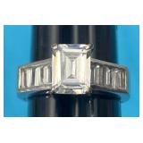 Sz.6 Sterling Silver Ring 6.01 Grams