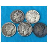 Mercury Silver Dimes