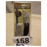 NEW FOLDING UTILITY KNIFE & SMALL 2 BLADE