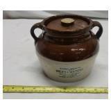 Stoneware Bean Pot