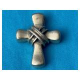 Sterling Silver Cross Pendant 1.93 Grams