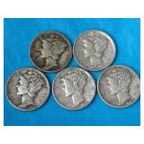 Mercury Silver Dimes
