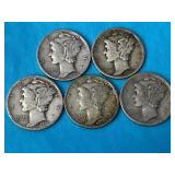 Mercury Silver Dimes