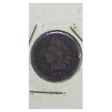 1891 Indian Head Penny