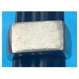 Sz.7 Sterling Silver Ring 10.62 Grams